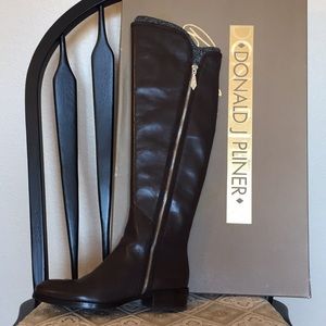 Donald Pliner over the knee boots